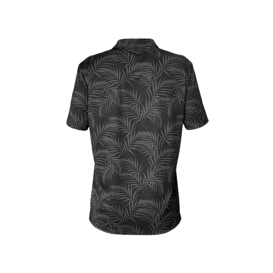 ANETIK LANAI TECH POLO - PALMS BLACK