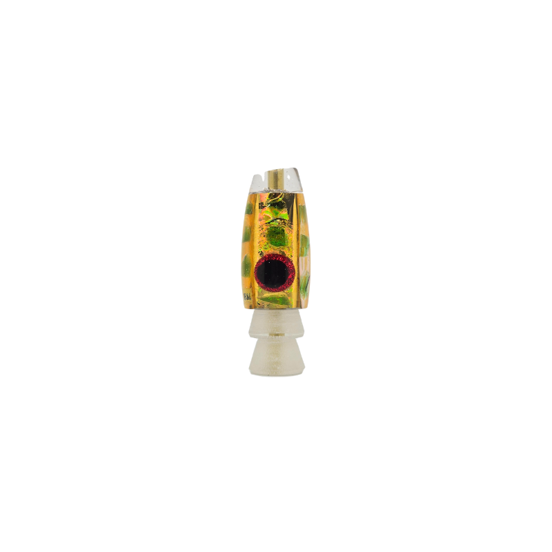 E&L CUT LURE HEAD - GLASS HEINE GOLD