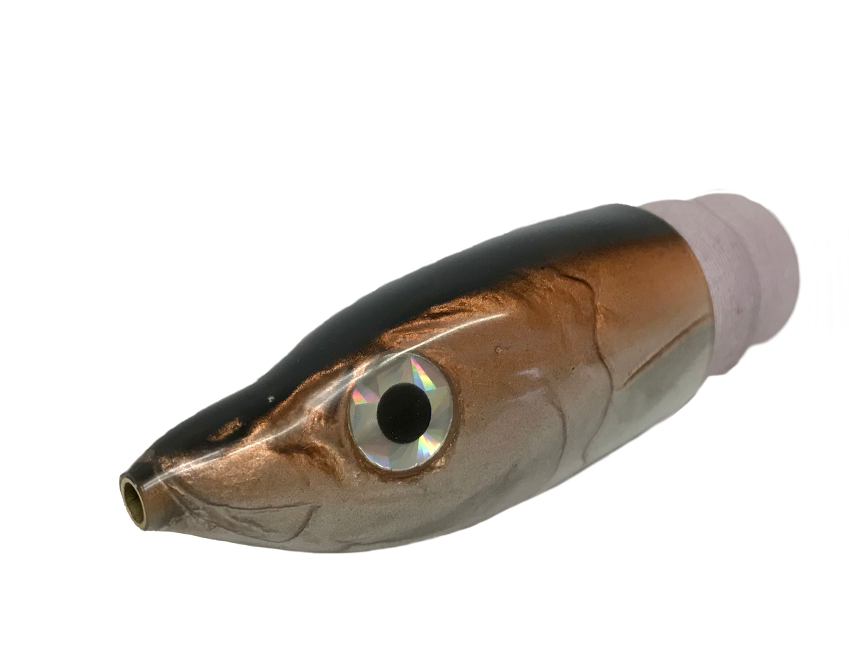 KAHEA ANGRY OPELU LURE HEAD - BLACK ORANGE