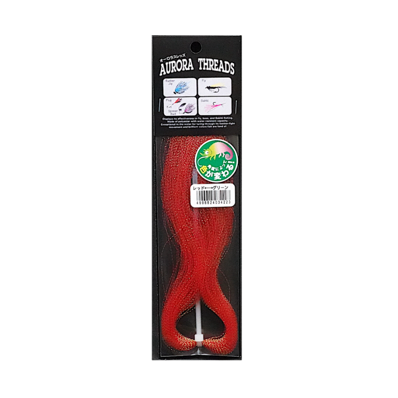 TOHO AURORA THREADS TWIST RED-GREEN
