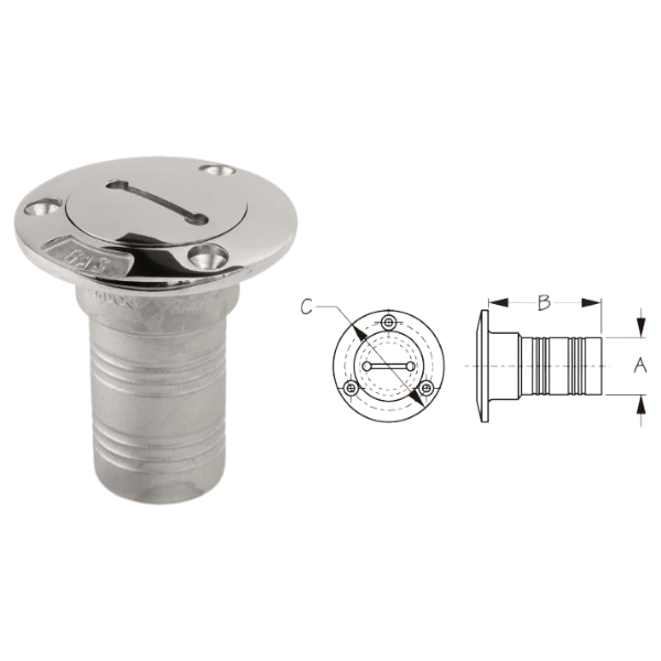 SEADOG DECK FILL HOSE DIESEL