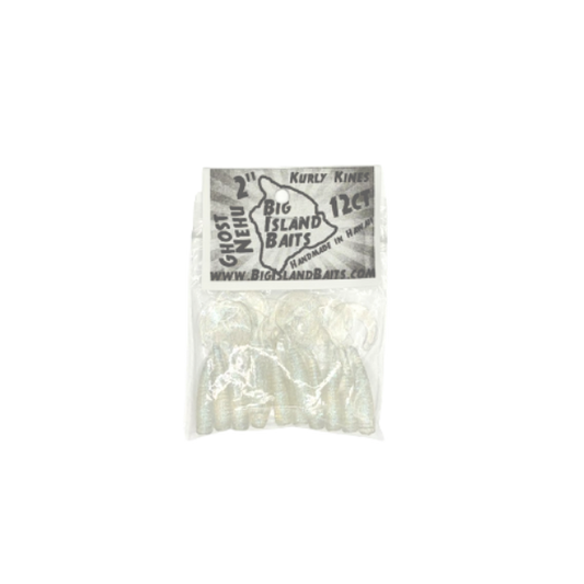 BIG ISLAND BAITS KURLY KINES GHOST NEHU LURE