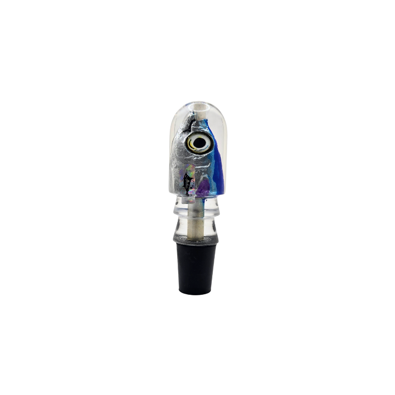 ALOHA LURES BULLET MALOLO MAGIC LURE HEAD - BLUE SILVER