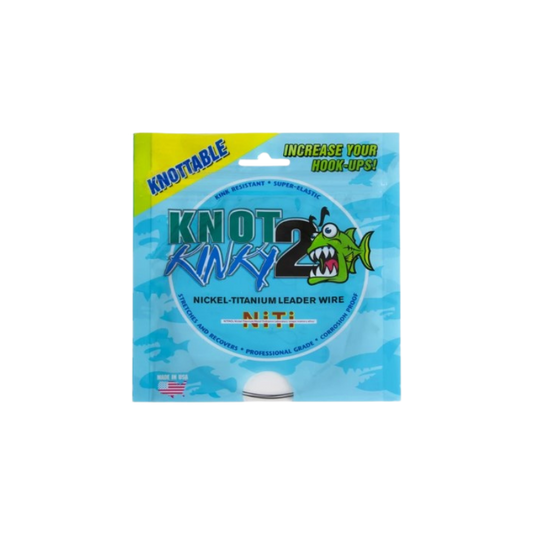 AQUATEKO KNOT 2 KINKY SINGLE STRAND NICKLE-TITANIUM LEADER WIRE
