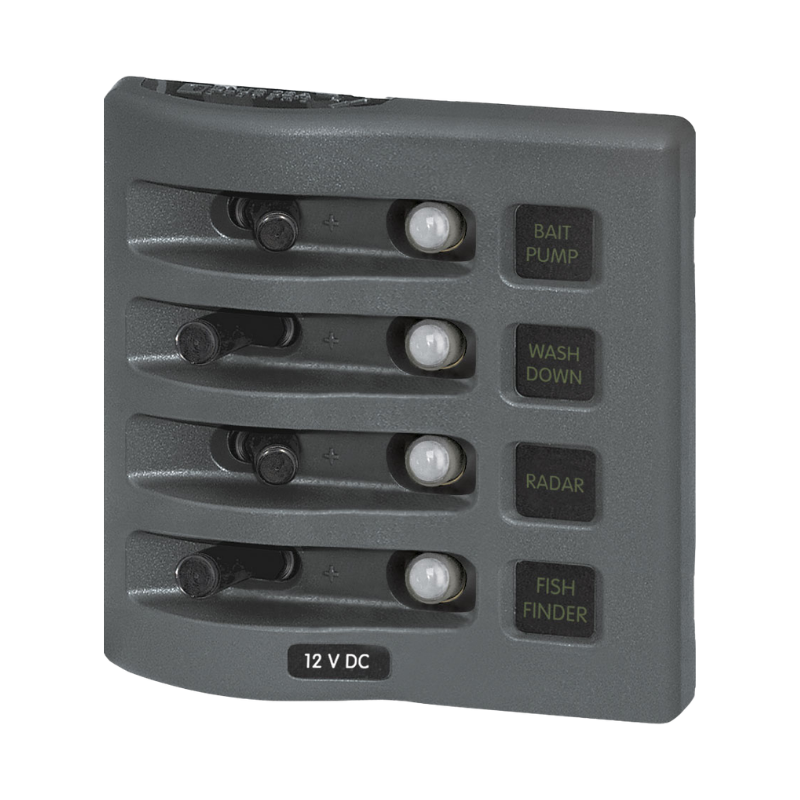 BSS WEATHERDECK 12V DC WATERPROOF CIRCUIT BREAKER PANEL