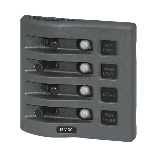 BSS WEATHERDECK 12V DC WATERPROOF CIRCUIT BREAKER PANEL