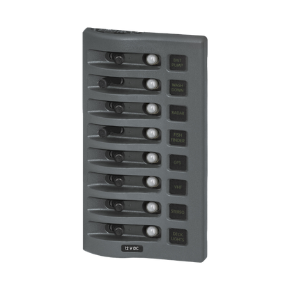 BSS WEATHERDECK 12V DC WATERPROOF CIRCUIT BREAKER PANEL