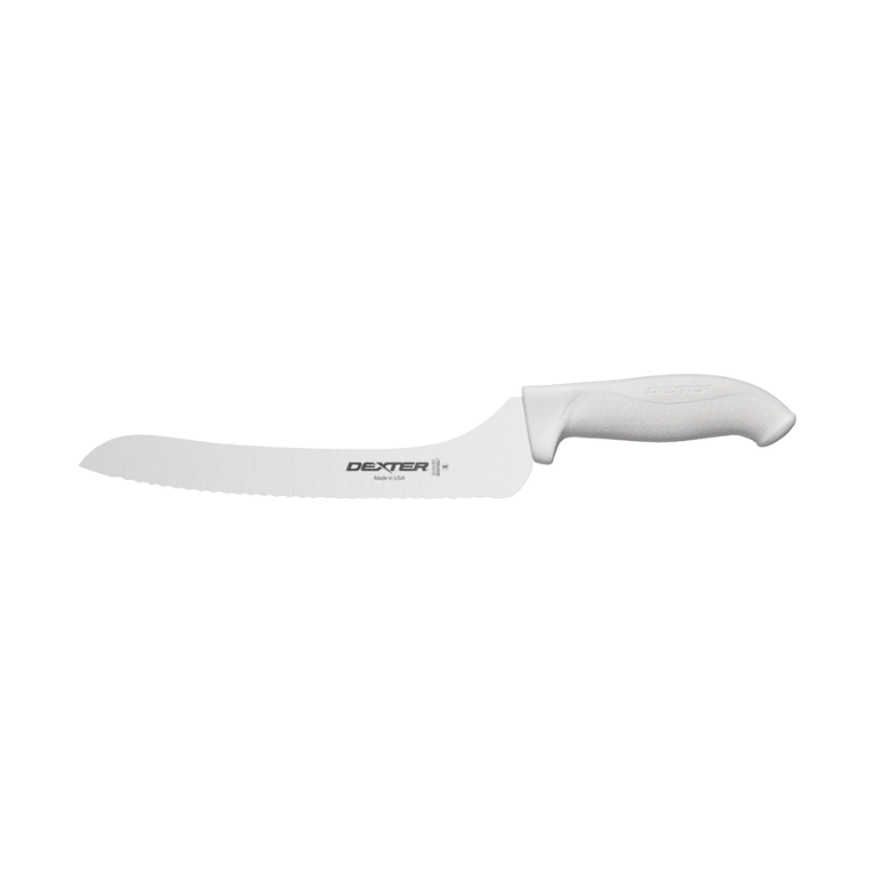DEXTER RUSSELL SOFGRIP 9" SCALLOPED OFFSET SANDWICH KNIFE