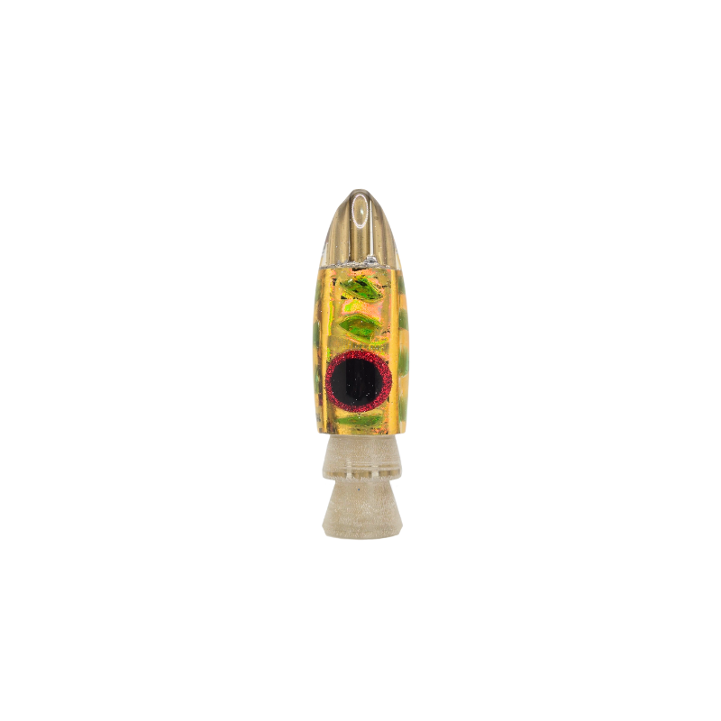 E&L BULLET JET LURE HEAD - GLASS HEINE GOLD