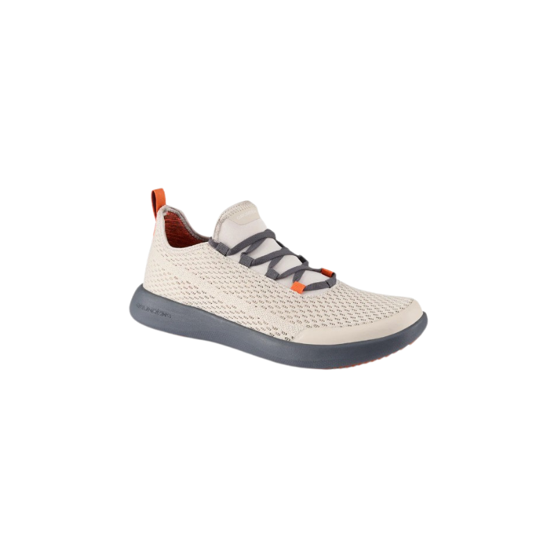 GRUNDENS CROSSCURRENT BOAT SHOE - BONE
