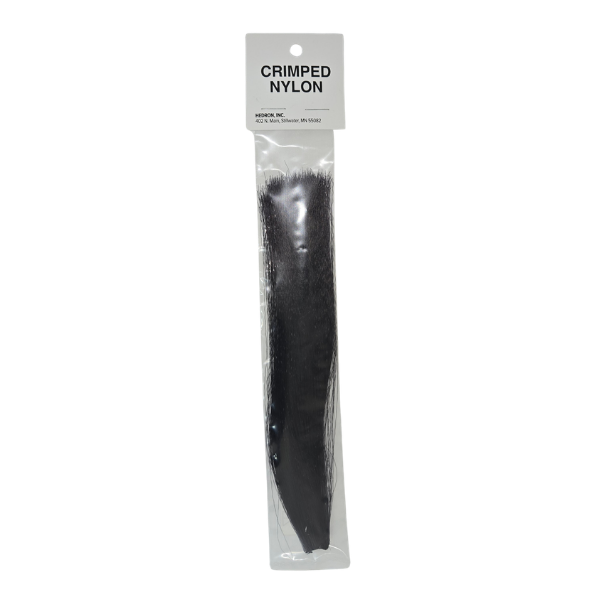 HEDRON CRIMPED NYLON - BLACK