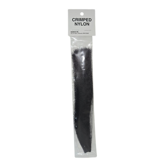 HEDRON CRIMPED NYLON - BLACK