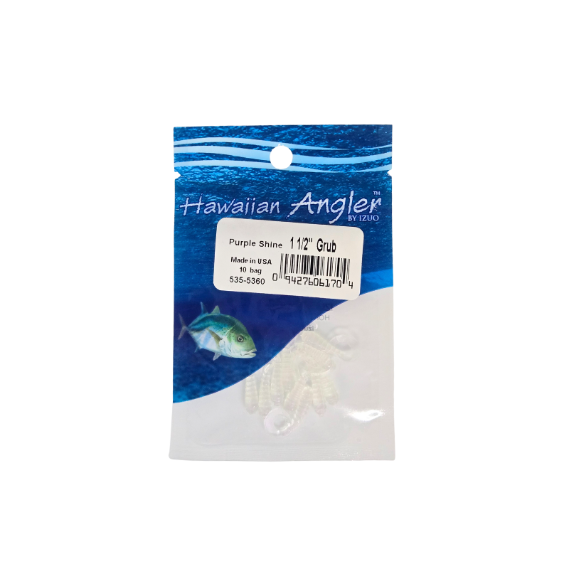 HAWAIIAN ANGLER GRUB - PURPLE SHINE