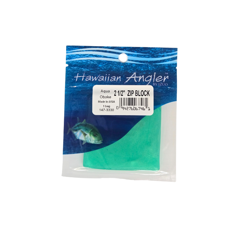 HAWAIIAN ANGLER ZIP - AQUA OBAKE
