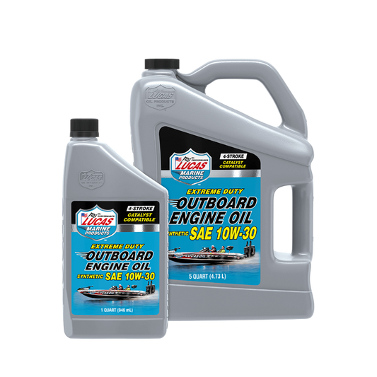 LUCAS OIL OUTBOARD ENGINE OIL SYNTHETIC SAE 10W-30