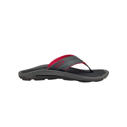 OLUKAI MEN'S KIPI SANDAL - DARK SHADOW