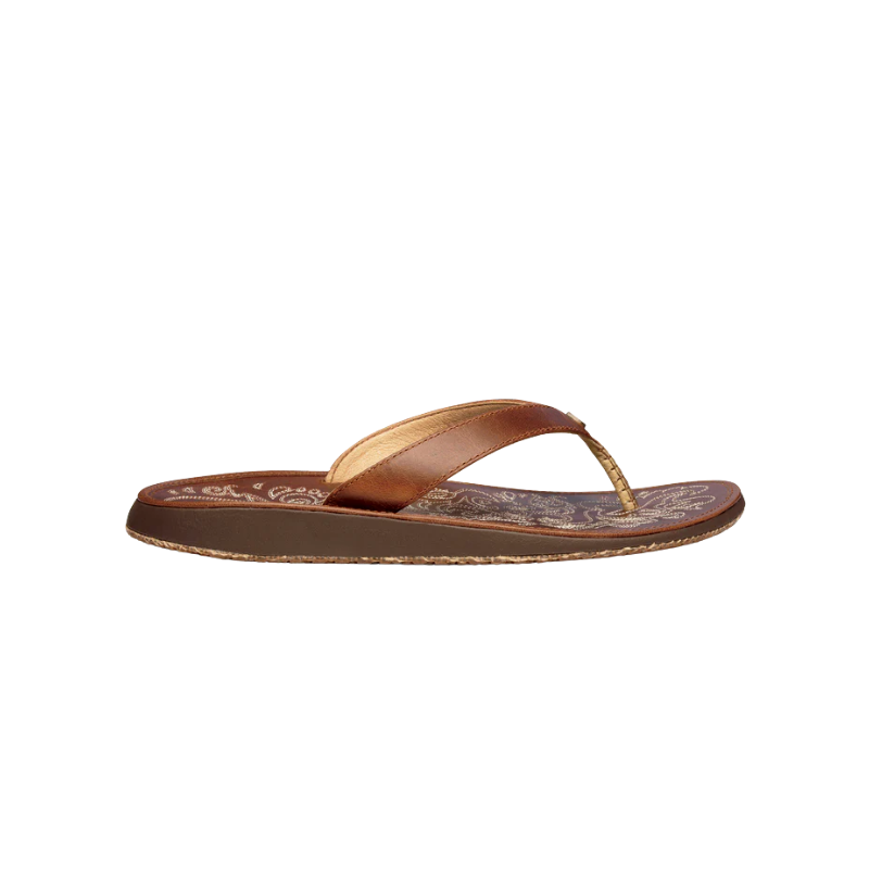 OLUKAI WOMEN'S PANIOLO SANDAL - NATURAL