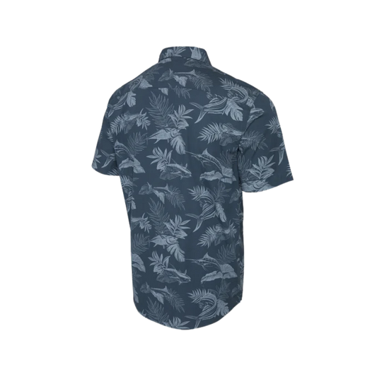 PELAGIC KNOCKDOWN BUTTON UP SHIRT - DARK NAVY