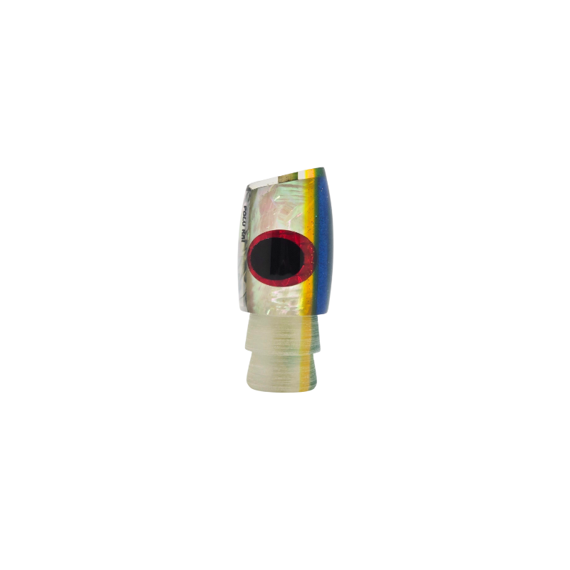 POLU KAI POLU SHAKA PLUNGER LURE HEAD - BLUE YELLOW