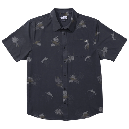 SALTY CREW BREEZER PERFORATED BUTTON UP SHIRT