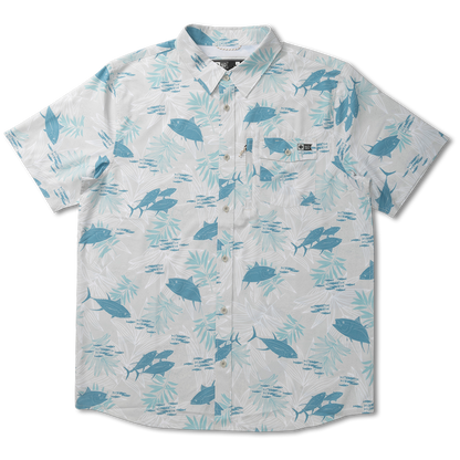 SALTY CREW FEEDING FRENZY UV BUTTON UP