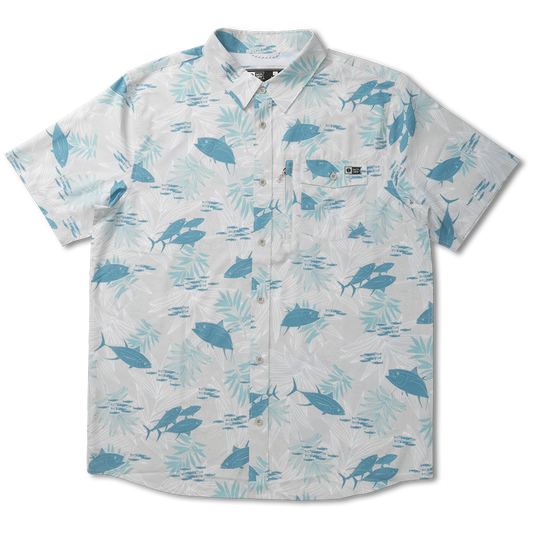 SALTY CREW FEEDING FRENZY UV BUTTON UP
