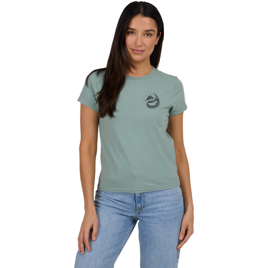 SALTY CREW WOMEN'S FISHIN YANG MODERN TEE