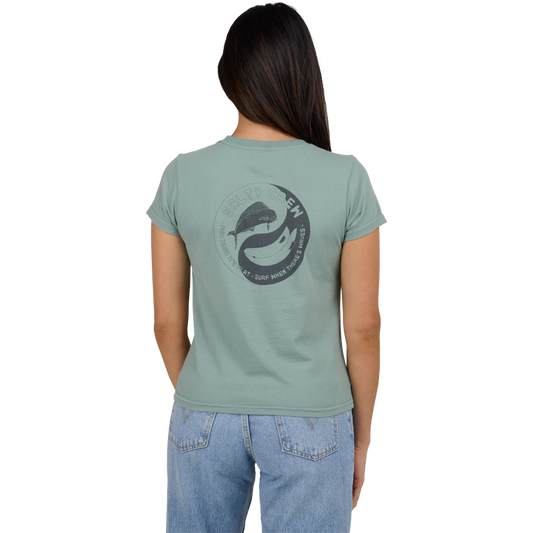 SALTY CREW WOMEN'S FISHIN YANG MODERN TEE