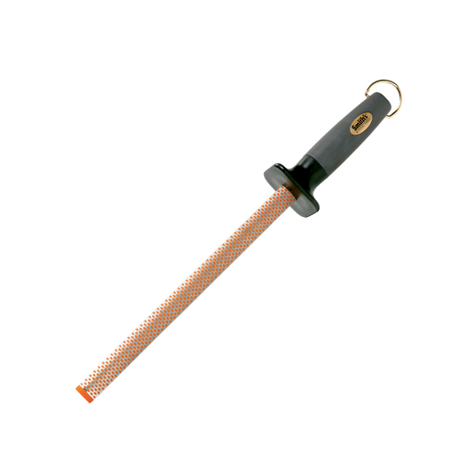 SMITH'S 10" OVAL DIAMOND SHARPENING ROD