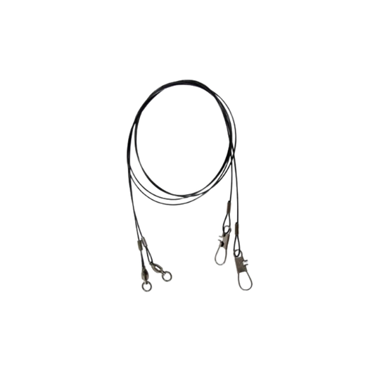 SPRO WIRE LEADER-BALL BEARING SWIVEL-INTERLOCK SNAP