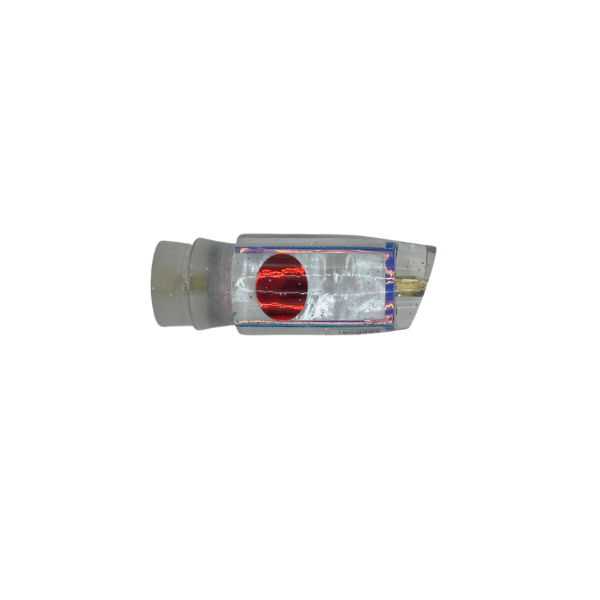 TANIGAWA CUT PLUNGER LURE HEAD - SHELL WHITE W/ICY BLUE RAINBOW