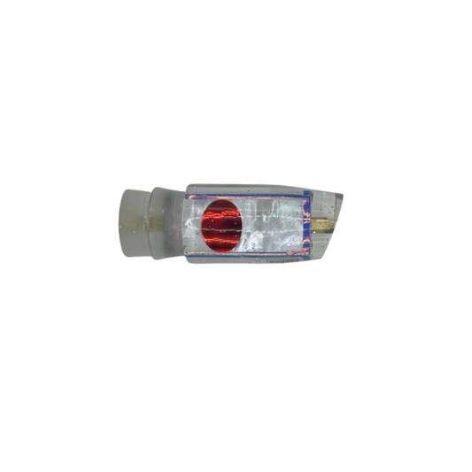 TANIGAWA CUT PLUNGER LURE HEAD - SHELL WHITE W/ICY BLUE RAINBOW