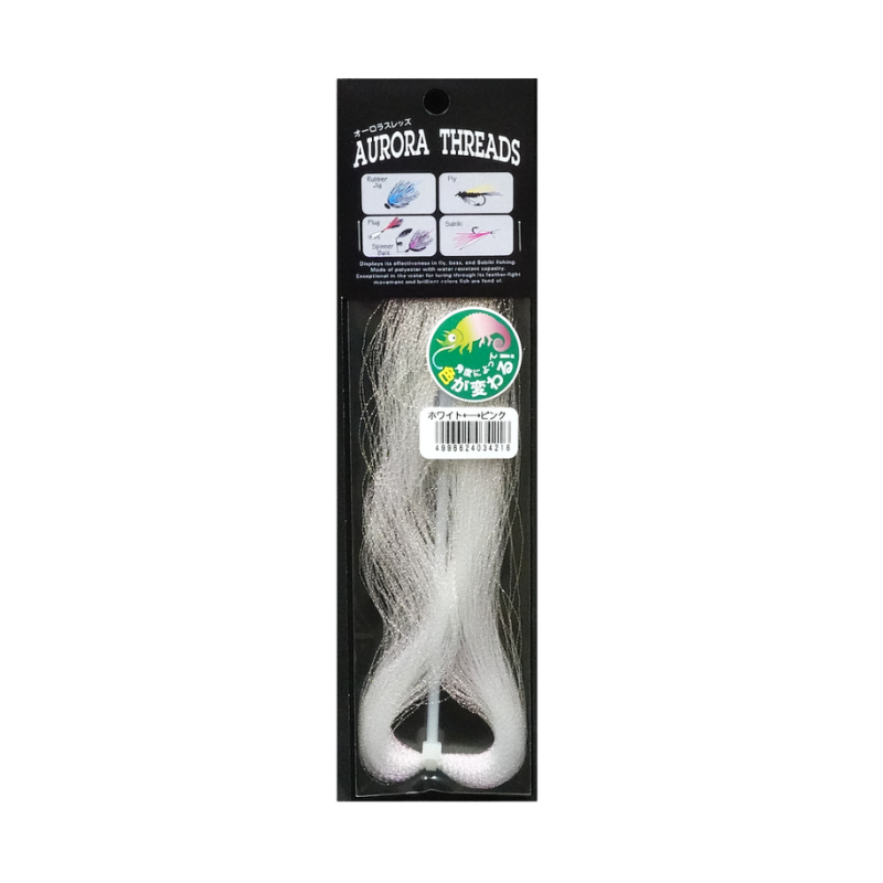 TOHO AURORA THREADS TWIST WHITE-PINK