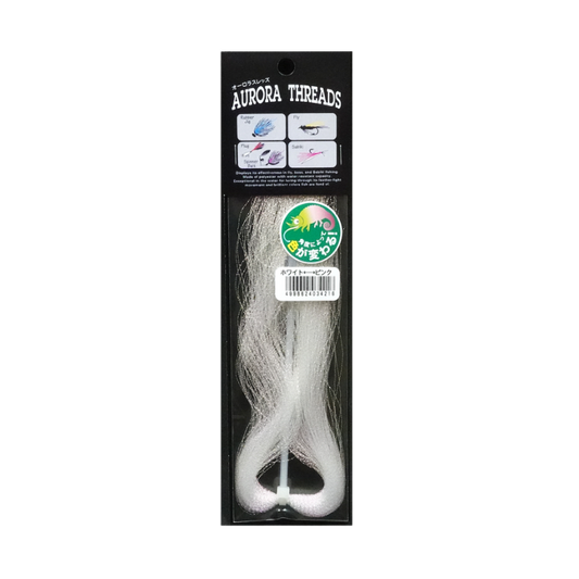 TOHO AURORA THREADS TWIST WHITE-PINK