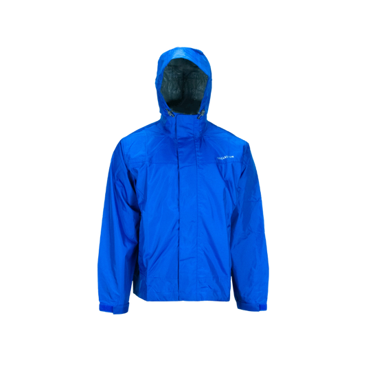 VALLATION DARK RAIN JACKET - COBALT BLUE