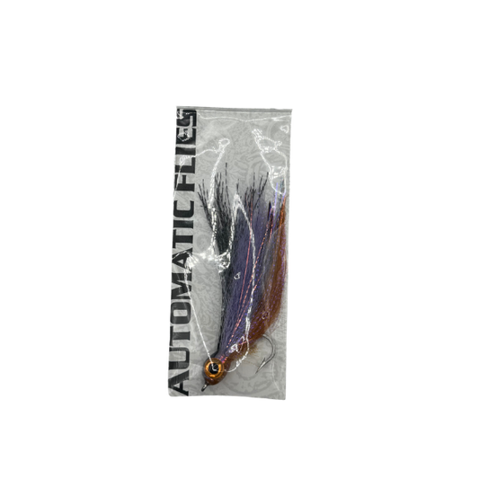 AUTOMATIC FLIES KATSUO V2 PURPLE/BROWN/YELLOW TIGER