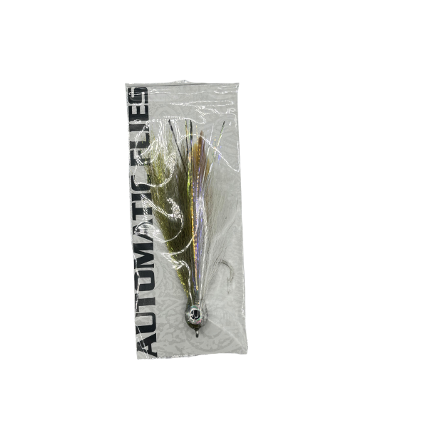 AUTOMATIC FLIES LOCO MOCO BROWN/ASHY WHITE/YELLOW