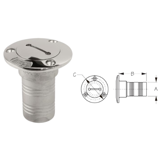 SEADOG DECK FILL HOSE DIESEL